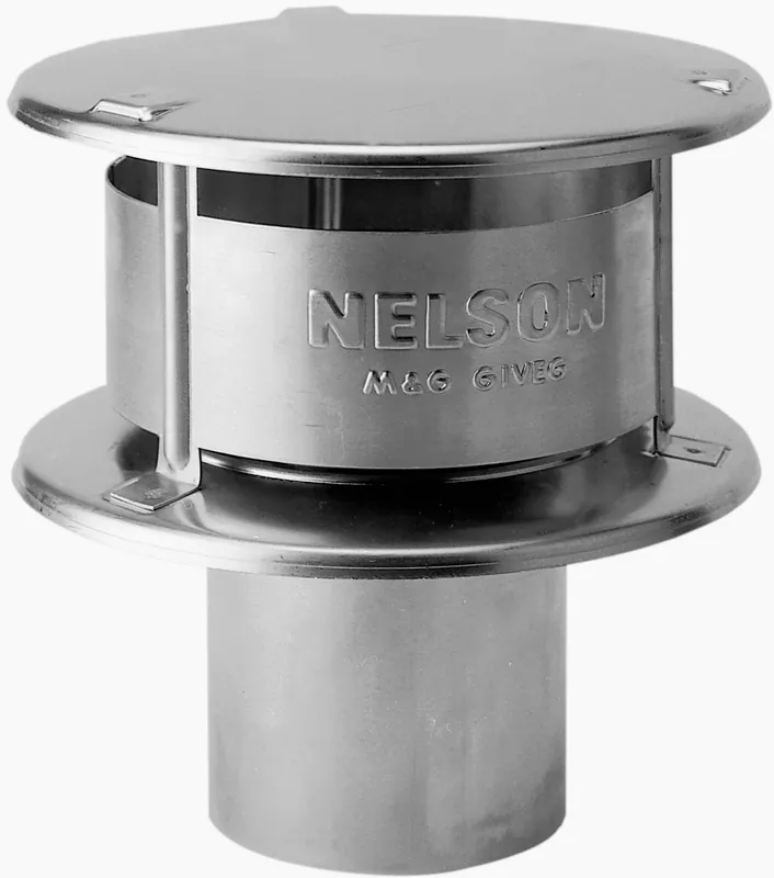 Solar Plus Rookgaskap aluminium 100mm, blank Shop Nu