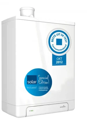 Weekendaanbieding Solar Plus Hreco 30 combiketel, CW4, max. aanvoer 90°C, vermogen 80-60°C/28.2kW, 80/80, hxbxd 650x450x240mm