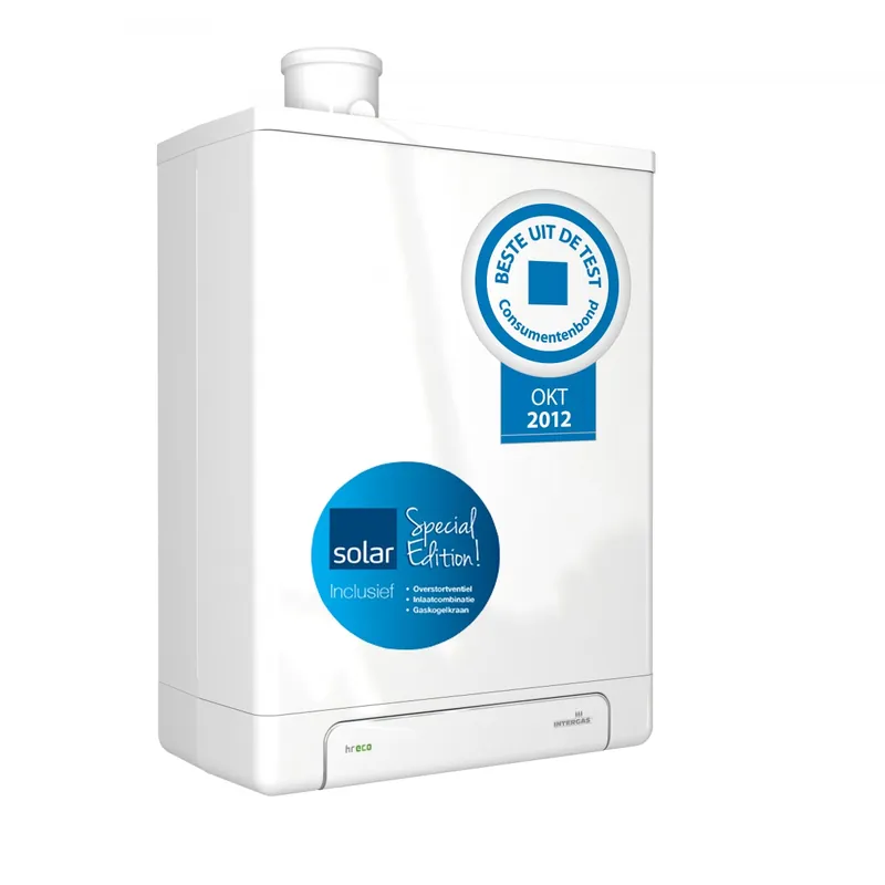 Solar Plus Hreco 36 combiketel, CW5, max. aanvoer 90°C, vermogen 80-60°C/32kW, 80/80, hxbxd 710x450x240mm Direct Verzonden