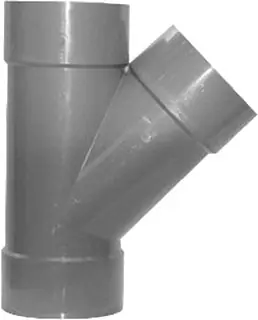 Alleen Vandaag Solar pvc lijm t-stuk 45° 40x40mm mof-mof grijs 1196900651