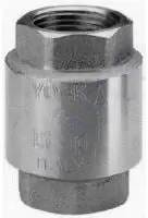 Must-Have Solar VRY universele York veerbelaste keerklep met RVS veer. 2 (DN50) binnendraad. Lengte 80mm. Messing.