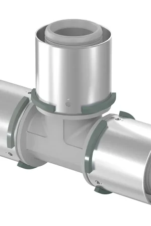 Uponor S-Press Plus PPSU pers composiet T-stuk 63x63x63mm 1032887 Snelle Levering