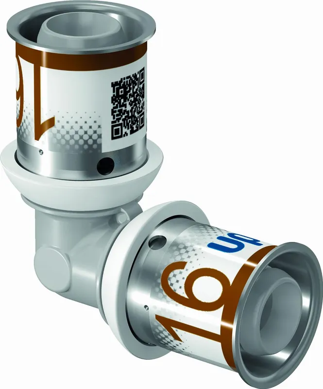 Uponor S-Press Plus PPSU pers composiet knie 90° 16mm 1039929 Bestseller