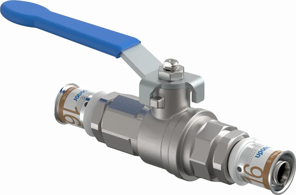 Uponor S-Press Plus kogelkraan met hendel 16mm 1046603 Koopje