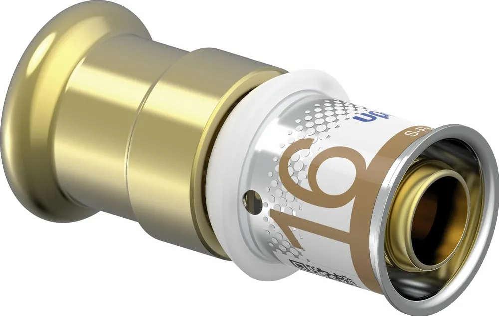 Must-Have Uponor S-Press Plus overgangskoppeling 16x15 CU-SST M/V 1145403