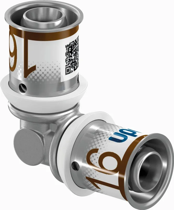 Uponor S-Press Plus pers knie 90° 16x16mm 1070523 Beste Prijs