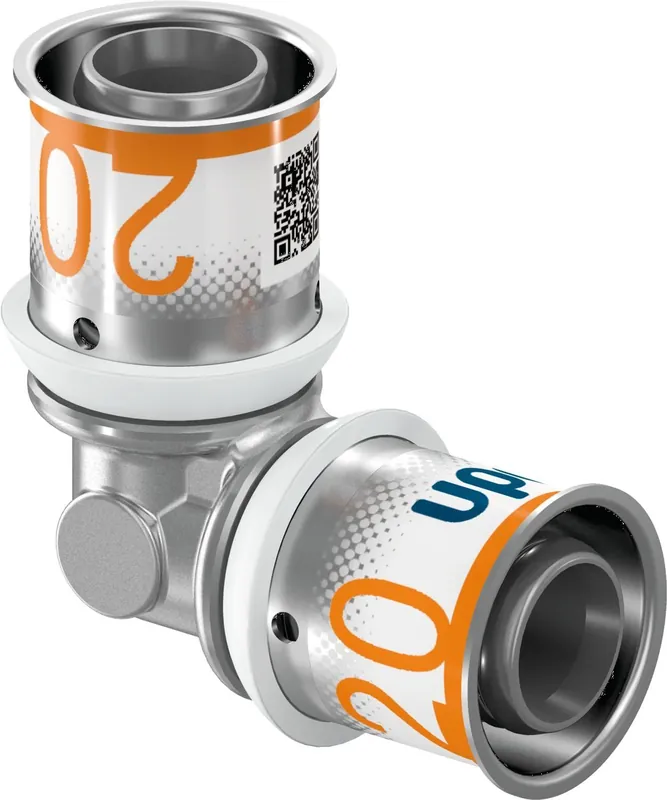 Direct Verzonden Uponor S-Press Plus pers knie 90° 20x20mm 1070524