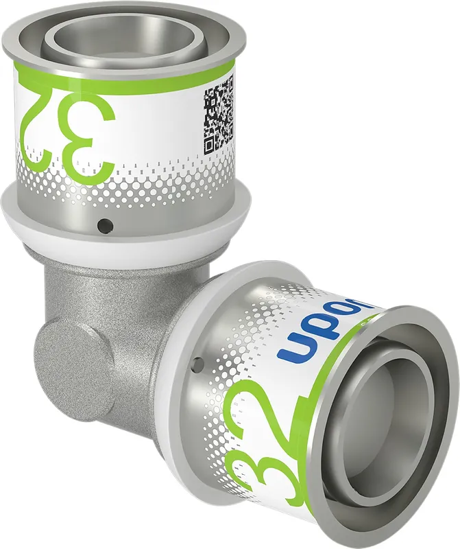 Uponor S-Press Plus pers knie 90° 32x32mm 1070526 Must-Have