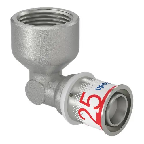 Must-Have Uponor S-Press Plus pers knie 90° bi.dr. 25mmx1" 1070543