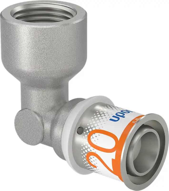 Uponor S-Press Plus pers knie 90° bi.dr. 20mmx1/2" 1070540 Bestel Nu
