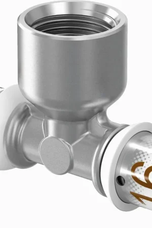 Beste Prijs Uponor S-Press Plus pers T-stuk bi.dr. 16x1/2"bix16mm 1070595