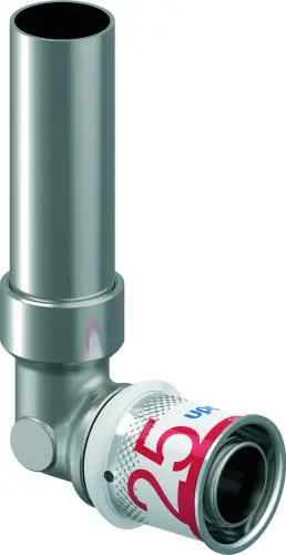 Uponor S-Press Plus Radi pers aansluitknie 25x22mm CU L=250mm 1070680 Direct Verzonden