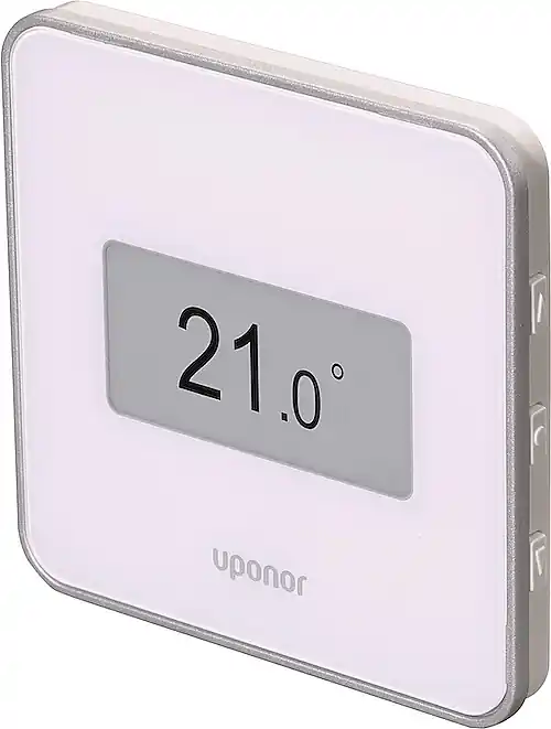 Express Levering Uponor Smatrix Base ruimtetemperatuur-vochtsensor Style T-149 Bus verkeerswit RAL9016 1087813