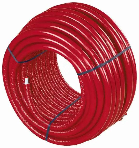 Uponor Uni pipe plus leiding / buis Thermo 20x2,25mm geïsoleerd rood op rol E=75m 1091714 Veilige Betaling