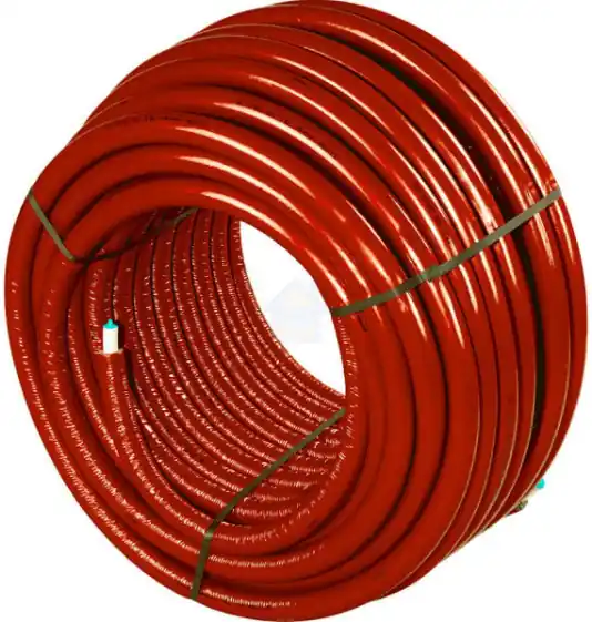 Alleen Vandaag Uponor Uni Pipe PLUS leiding voorgeisoleerd S4 20x2.25mm prijs per rol rol = 100m rood 1091710
