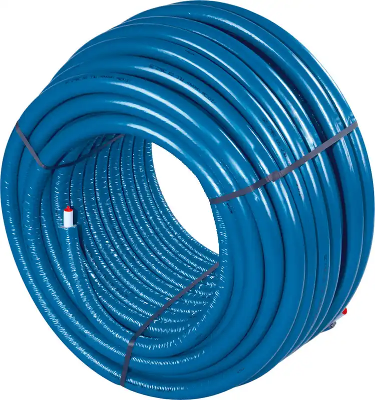 Uponor Uni Pipe PLUS leiding voorgeïsoleerd S6 WLS 040 16x2mm prijs per rol rol = 75m blauw 1091723 Beperkte Voorraad