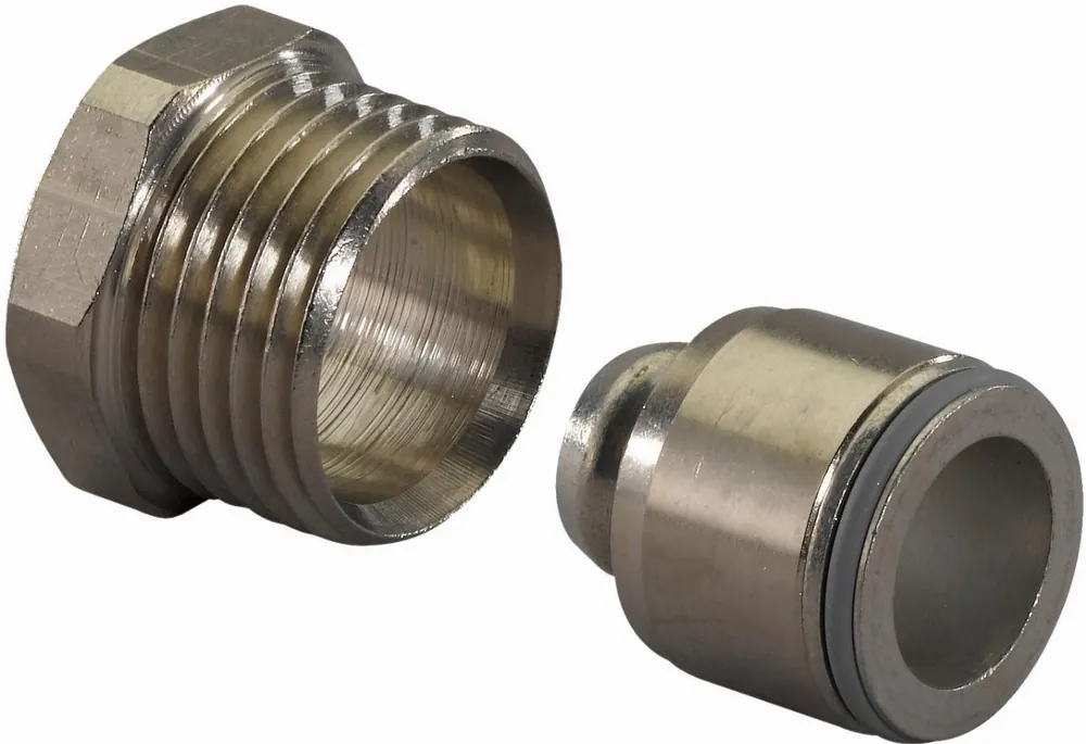 Uponor Uni-X schroefkoppeling Heimeier MLC 16mmx1/2" buitendraad 1013978 Rechtstreeks Van De Fabrikant