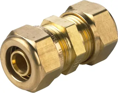 Koop Online VSH Multi Super Knelfitting messing rechte koppeling verloop sok 16 x 15mm (knel x knel) 0892122