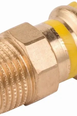 VSH Sudopress GAS rechte koppeling, puntstuk 28mm x 1, koper, gas (pers x buitendraad) Gecertificeerd