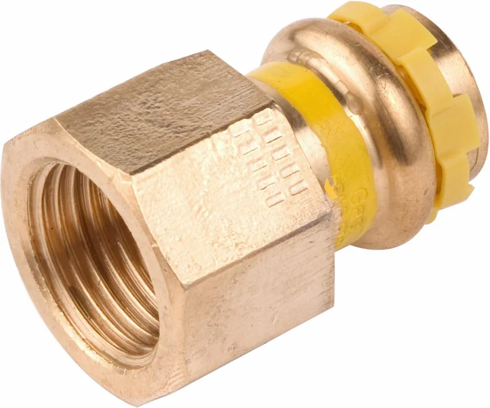 VSH Sudopress GAS rechte koppeling, schroefbus 28mm x 1, koper, gas (pers x binnendraad) Dagaanbieding