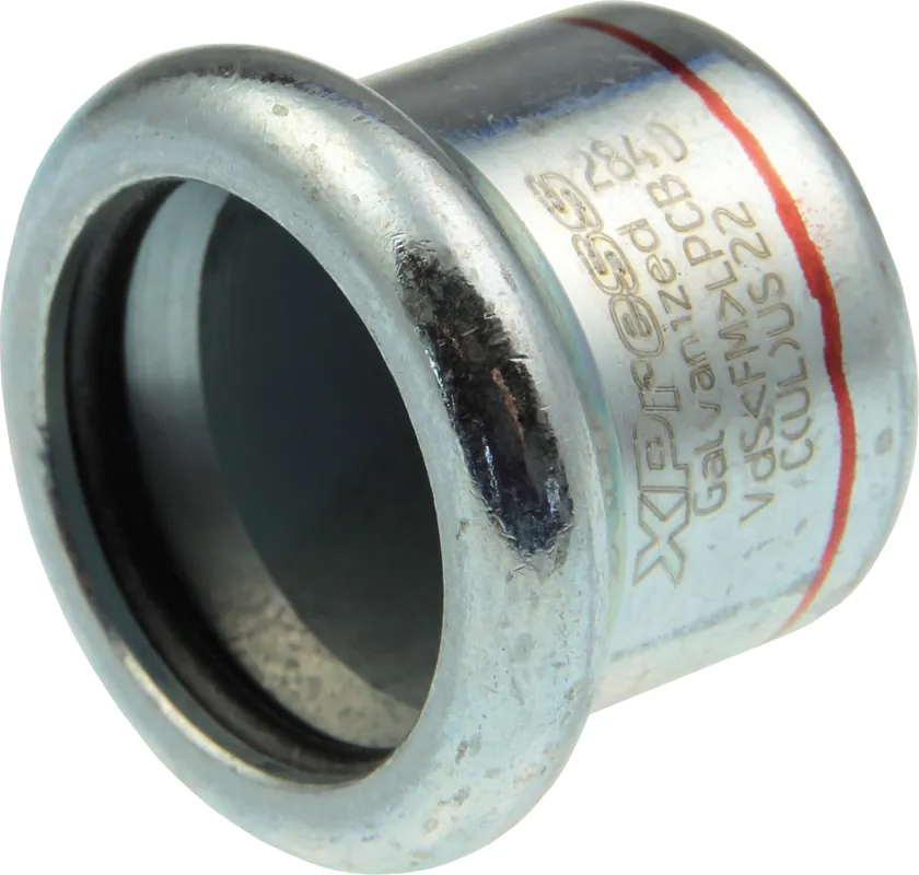 Direct Beschikbaar VSH Staal Press Eindkoppeling 15 mm