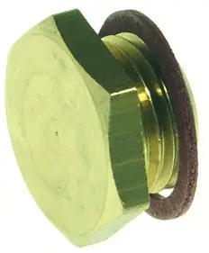 Rechtstreeks Van De Fabrikant VSH plug met fiberring 1/4, messing, G buitendraad gas cilindrisch (BSPP)
