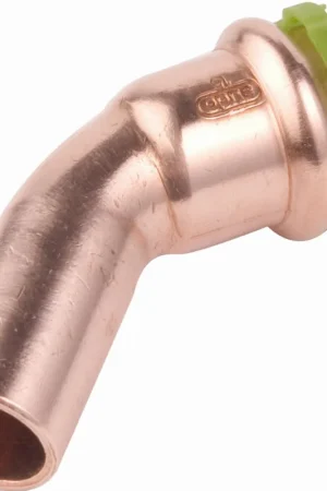 Bestel Nu VSH Sudopress KOPER bocht koppeling, 45gr, 12mm x 12mm, koper (insteek x pers)