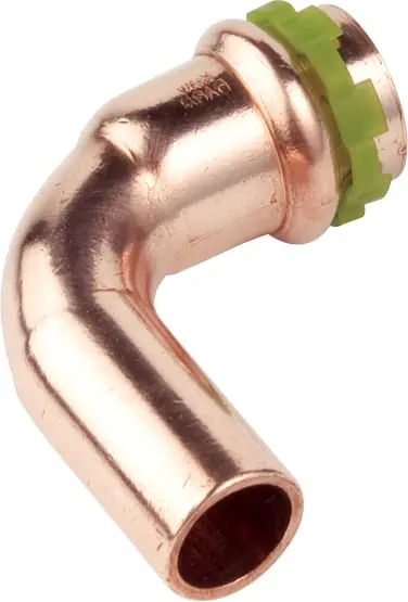 Lage Prijs VSH Sudopress KOPER bocht koppeling, 90gr, 15mm x 15mm, koper (insteek x pers)