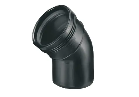 Wafix PP Bocht 45° Zwart 50 M/S Superprijs