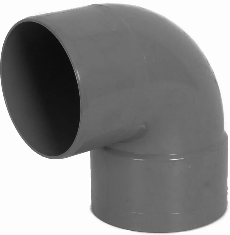 Wavin PVC L-Bocht Kort 90 graden Gr 110 M/S Shop Nu