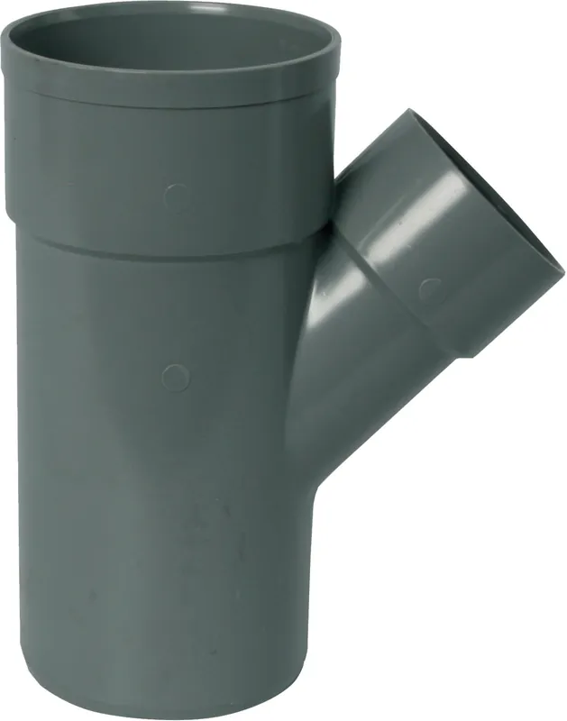 Wavin PVC L-T-Stuk 45 graden 75X50 M/S Laatste Kans