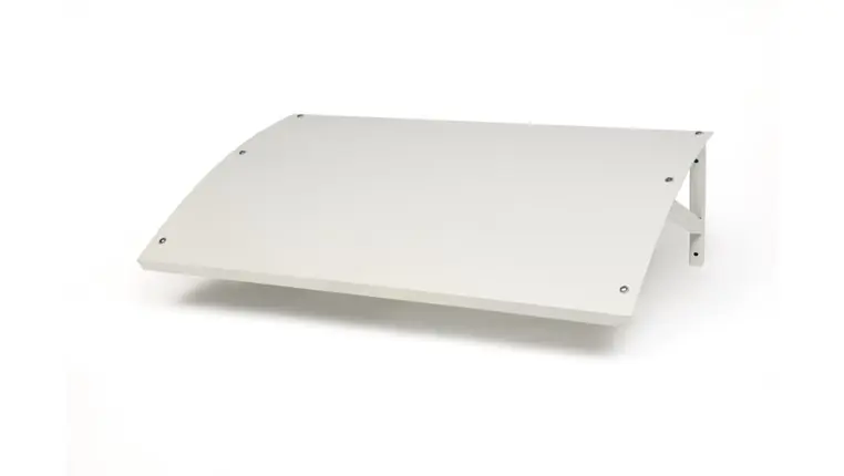Finale Uitverkoop Dak voor buitenunit van de warmtepomp, gegalvaniseerd en gelakt, inclusief bouten en schroeven 102512