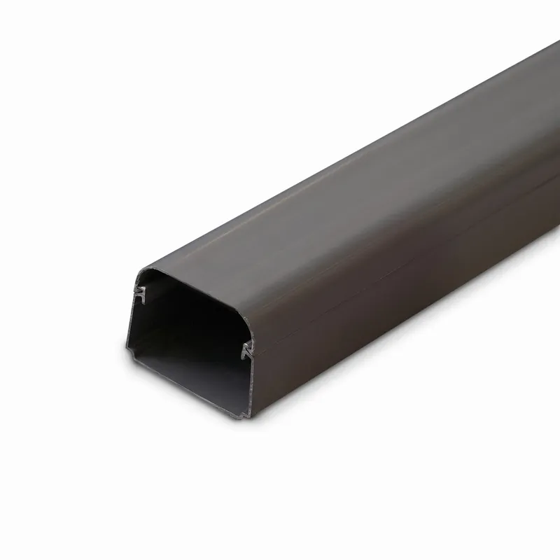 Tijdelijk Beschikbaar Canalit AC aircokanaal, hxb 50x65mm in stuks van 2m, bodemperforatie, kunststof, PVC, grijs RAL7016