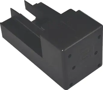 Beperkt Aanbod Esdec ClickFit Basic eindkap voor bevestiging van pv paneel hxbxd 36x72x36mm zwart 1003030