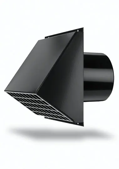 Flitsaanbieding DucoFlex Muurdoorvoer zwart D180