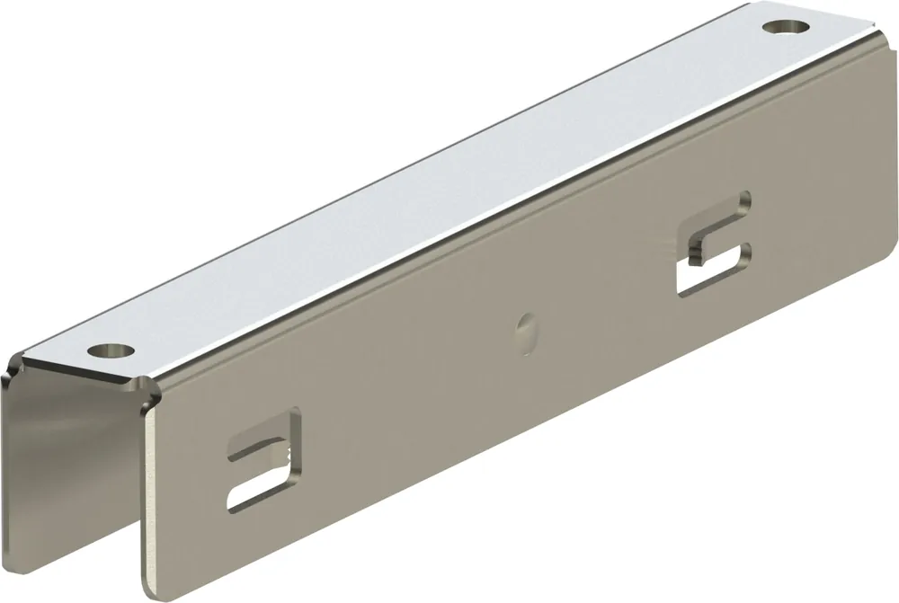 Esdec Clickfit EVO, montagerail koppelstuk voor bevestiging van pv paneel, staal, hxbxd 34x26x200mm Koopje