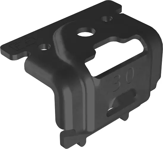 Speciale Aanbieding Esdec FlatFix, eindklem 30mm voor bevestiging van pv paneel, staal, zwart 1004430