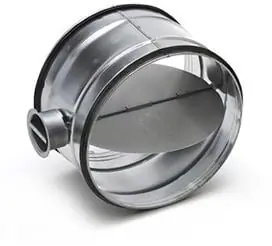 Velu regelklep diameter 160mm geschikt voor handbediening, voorzien van rubber afdichting. Safe uitvoering Nieuw