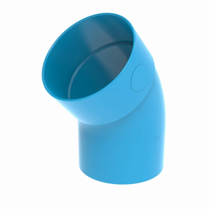 Wavin Ventiza bocht, pvc, 125, 45 graden, m/s, blauw Veilige Betaling