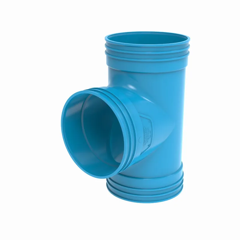 Veilige Betaling Wavin Ventiza t-stuk, pvc, 125, 90 graden, 3 meter, blauw