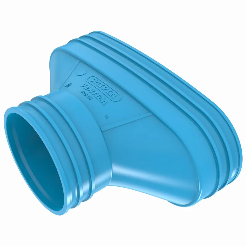 Koop Online Wavin Ventiza verloop, ovaal, PVC, 195x80blauw