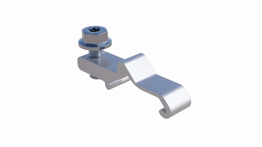 Veilige Betaling With the new MLPE clips all optimizers, microinverters and cables can be attached correctly and safely attached to the frame.