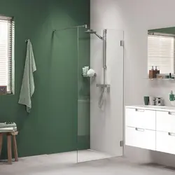 Veilige Betaling Sealskin I AM Walk in type A3 1380mm, 8mm helder veiligheidsglas + antikalk Hoogglans zilver