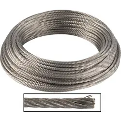 DX staalkabel RVS AISI 316 4mmx25m* Alleen Vandaag