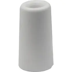 DX rubber deurbuffer wit Ø30x24mm Op = Op