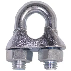 Uitverkoop DX staaldraadklem verzinkt 13mm