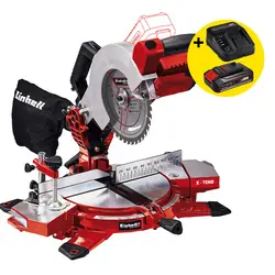 Einhell TE-MS 18/210 accu afkort- & verstekzaagmachine (body) 18V Li-ion Veilige Betaling
