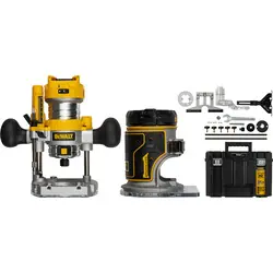 Seizoensaanbieding DeWALT DCW604NT-XJ accu freesmachine (body) 18V Li-ion