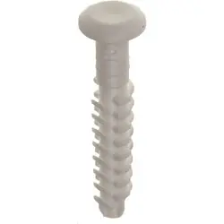 Favoriet Nylon plintnagels wit 6x40mm