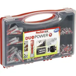 Premium Fischer Red-box Duopower pluggen 280-delig